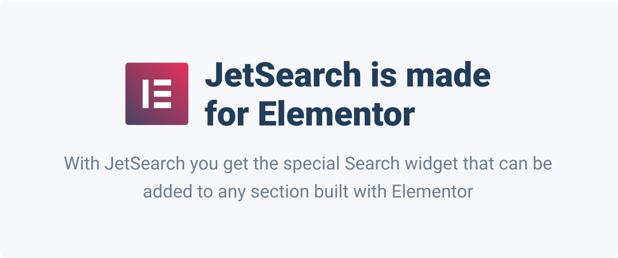 JetSearch - Ein ultraschnelles AJAX-Such-Widget für Elementor - 3