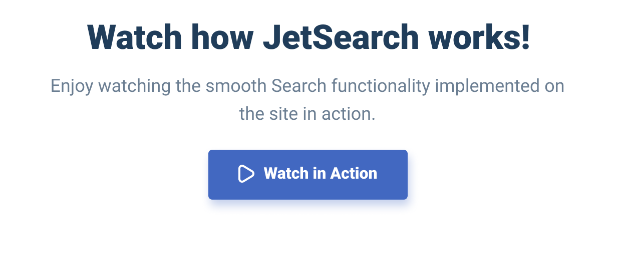 JetSearch - Ein ultraschnelles AJAX-Such-Widget für Elementor - 2